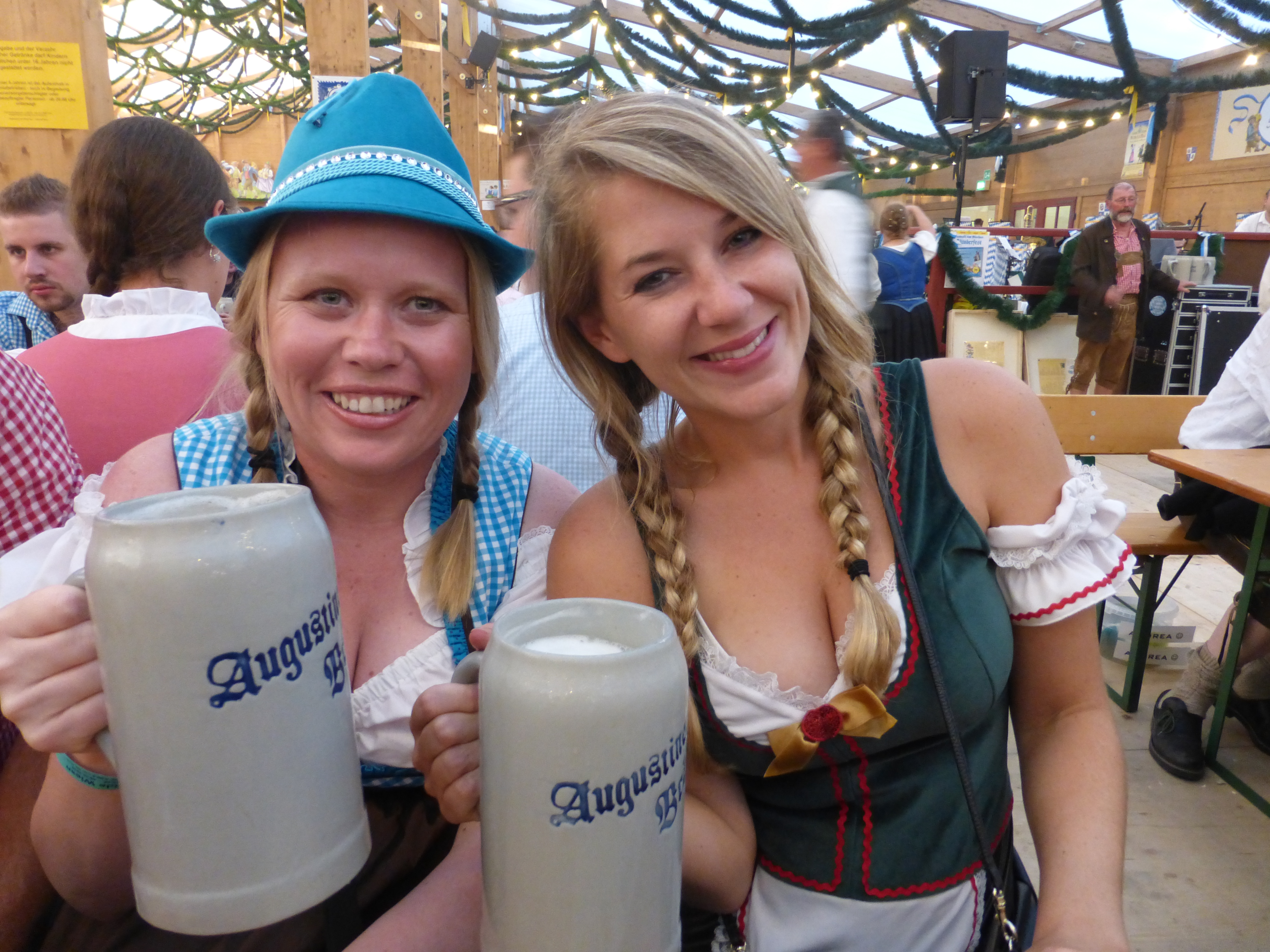 With two pretty blonde ladies in German dirndls accompanying me, finding a ...